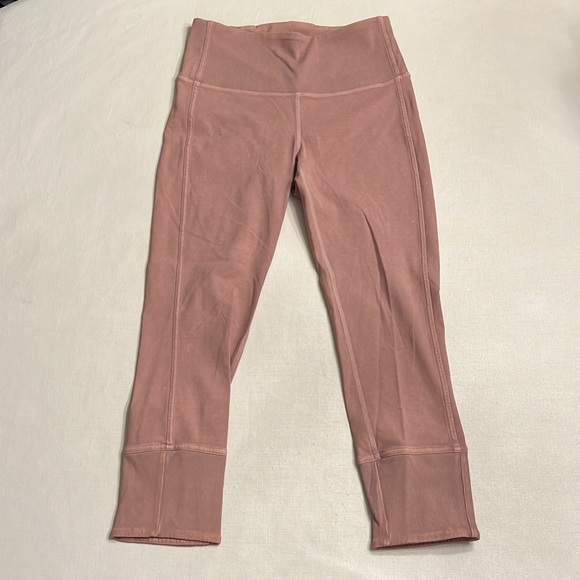 lululemon athletica Pants - Lululemon Wunder Under Crop 23" *Ribbed Washed Antoinette